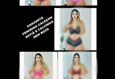 Conjunto feminino calcinha e sutiã